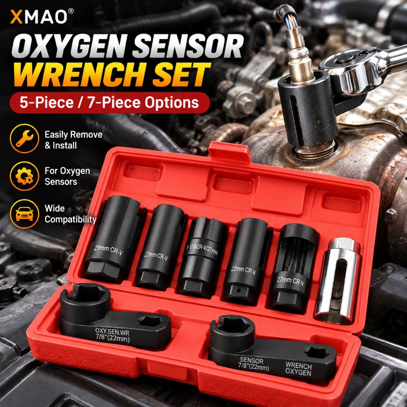 Socket Set - 5/7Pcs Oxygen Sensor Socket Wrench Set