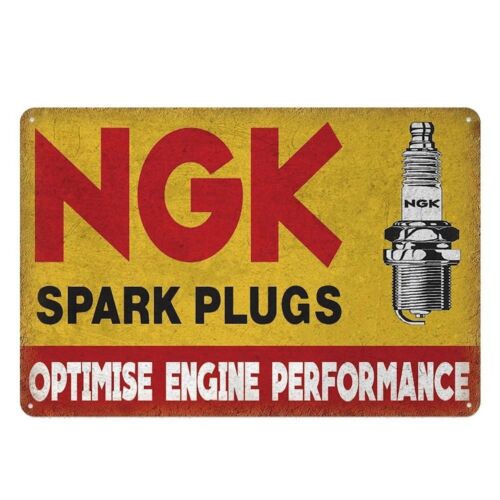 NGK Spark Plugs Tin Sign Retro - Spark Plug 评论和价格