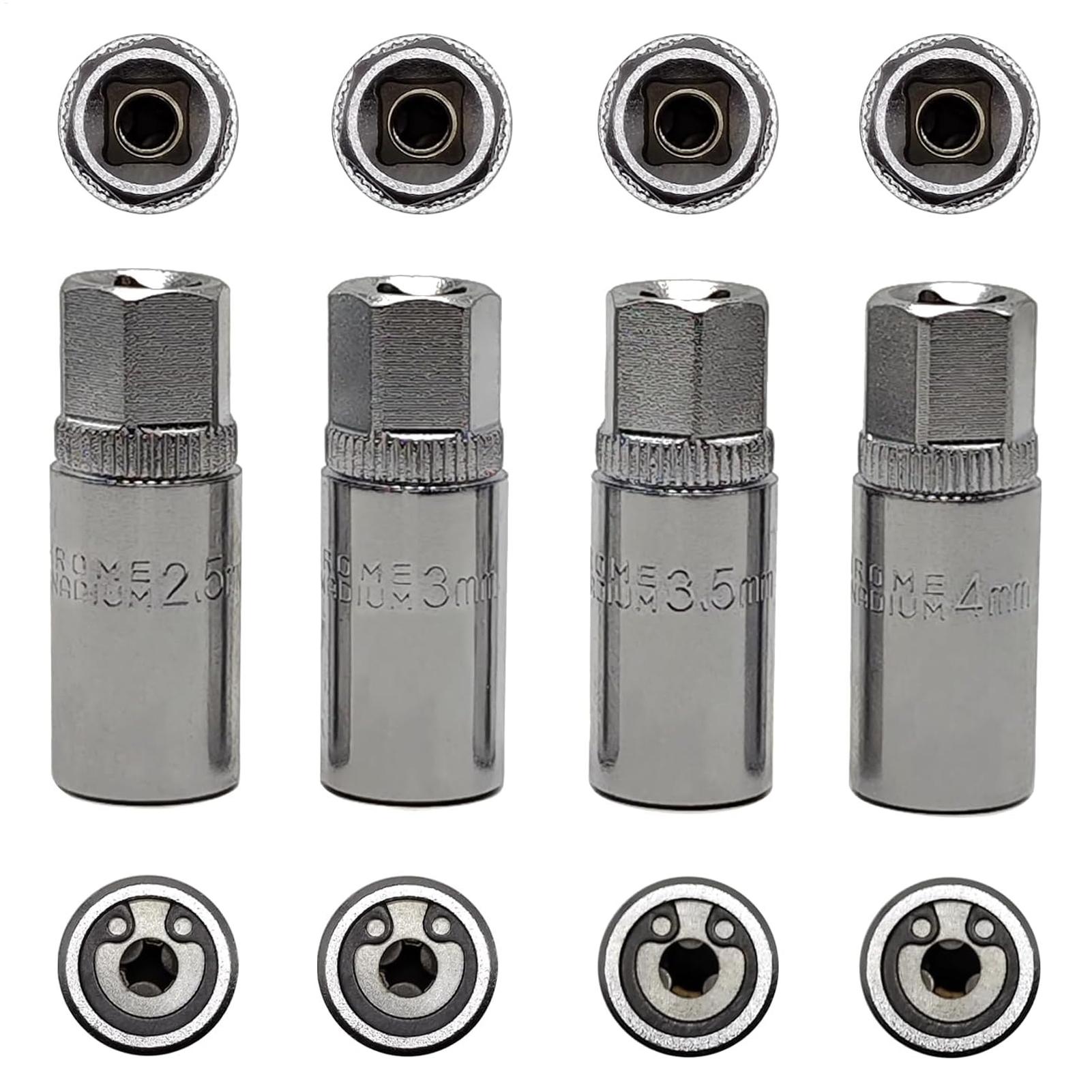 Extractor Set 4 Pieces 1/4Inch - Socket Set 评论和价格