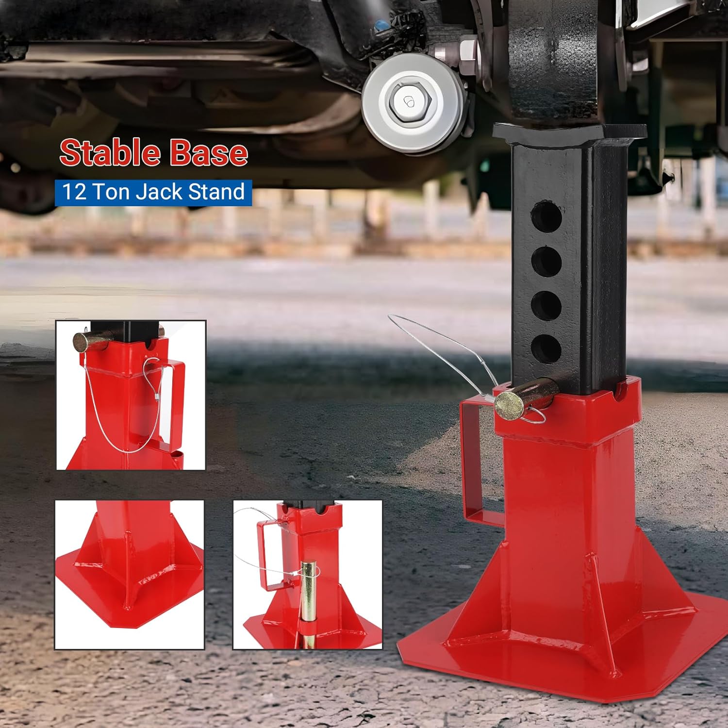 Car Jack Stands Steel 12 Ton C - Car Jack 评论和价格