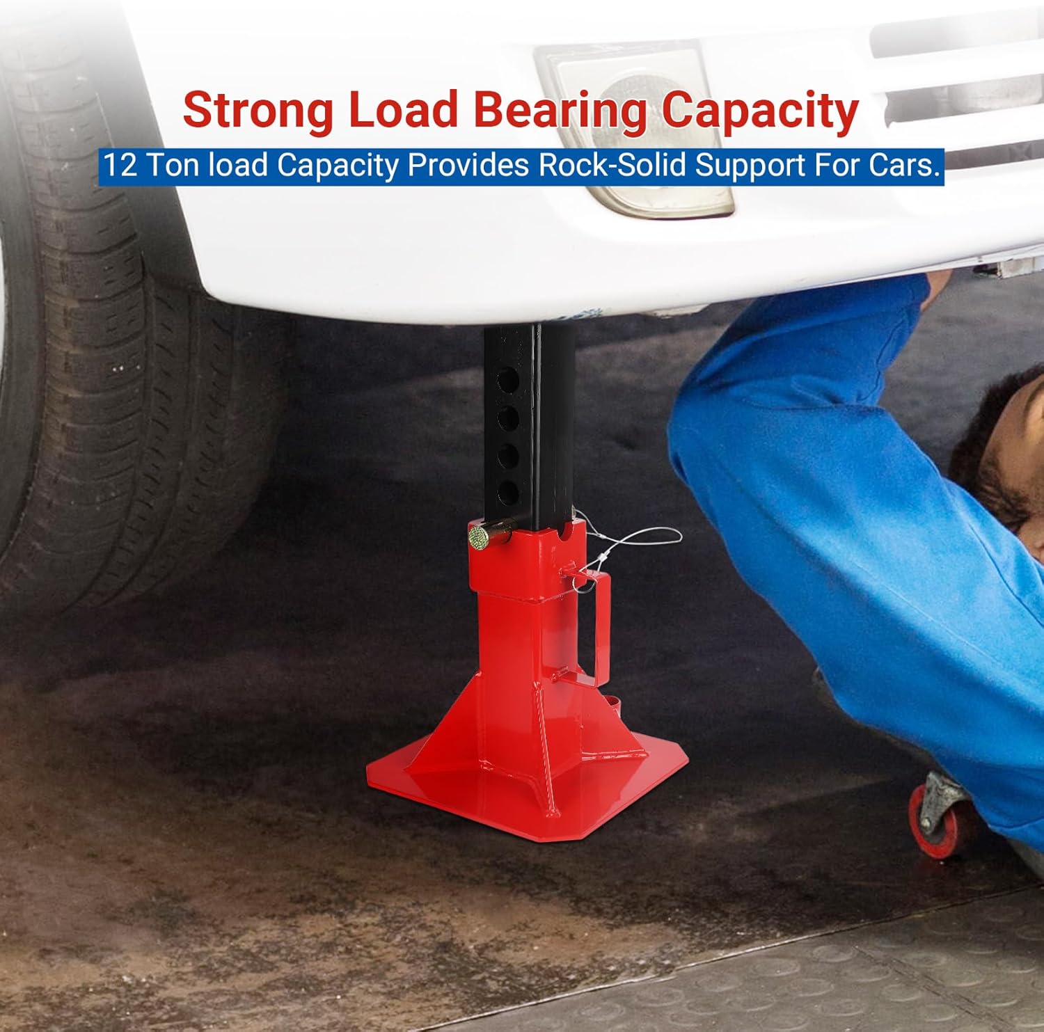 Car Jack Stands Steel 12 Ton C - Car Jack 评论和价格