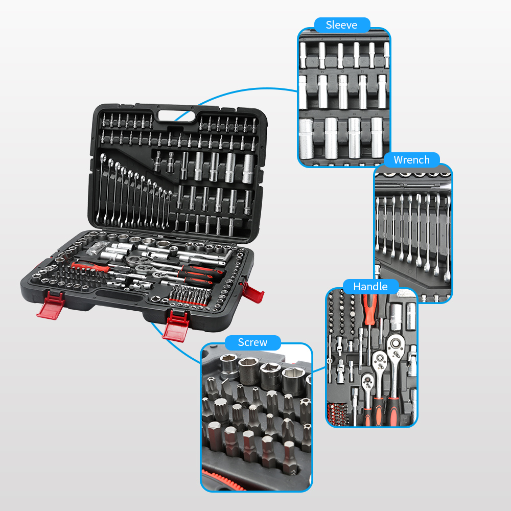 215 PCS Mechanic Tool Set Sock - Socket Set 评论和价格